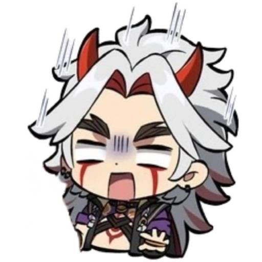 Набор стикеров Genshin Impact для WhatsApp 13