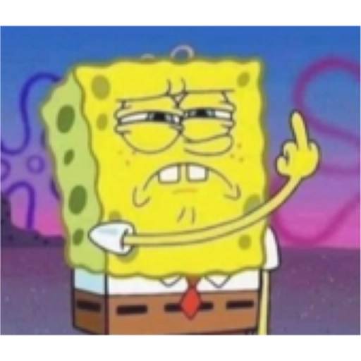 Набор стикеров Spongebob для WhatsApp 1