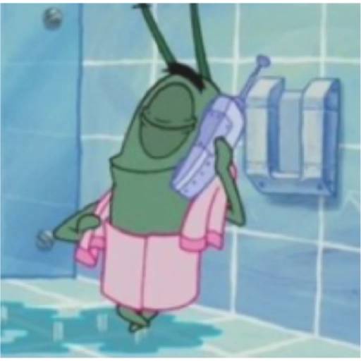 Набор стикеров Spongebob II для WhatsApp 1