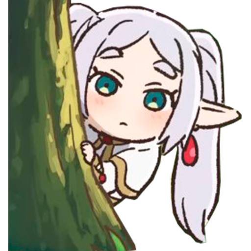 Набор стикеров Frieren для WhatsApp 13