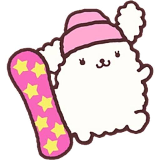 Набор стикеров Sanrio Macaroon & Friends Stickers для WhatsApp 1
