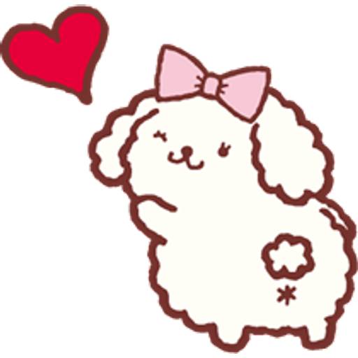 Набор стикеров Sanrio Macaroon & Friends Stickers для WhatsApp 11
