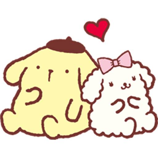 Набор стикеров Sanrio Macaroon & Friends Stickers для WhatsApp 12