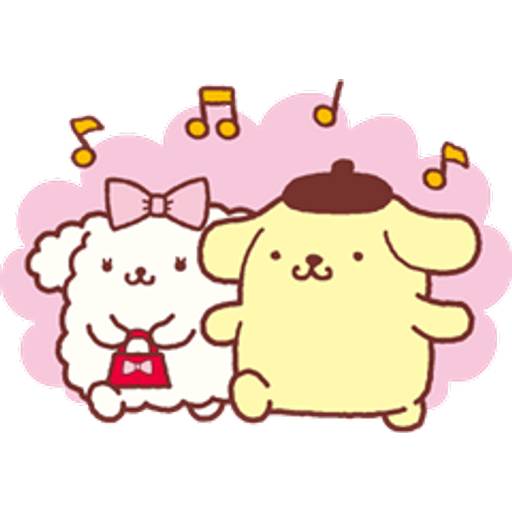 Набор стикеров Sanrio Macaroon & Friends Stickers для WhatsApp 13