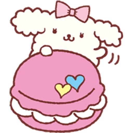 Набор стикеров Sanrio Macaroon & Friends Stickers для WhatsApp 15