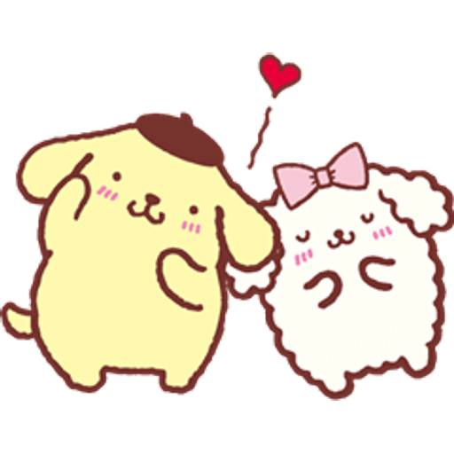 Набор стикеров Sanrio Macaroon & Friends Stickers для WhatsApp 16