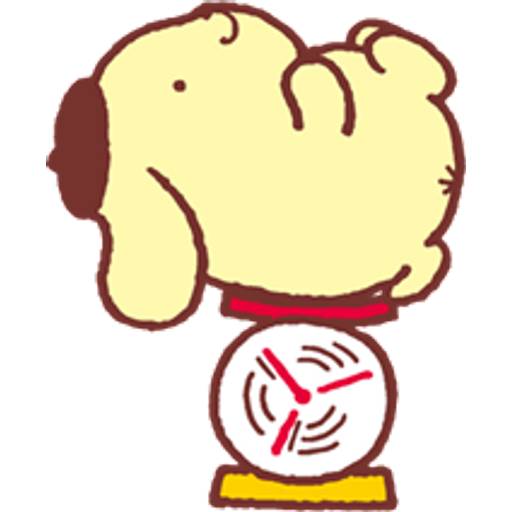 Набор стикеров Sanrio Pompompurin Stickers для WhatsApp 15