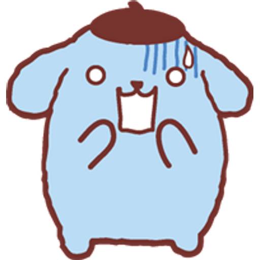 Набор стикеров Sanrio Pompompurin Stickers для WhatsApp 18