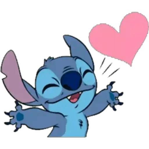 Набор стикеров STITCH для WhatsApp 1