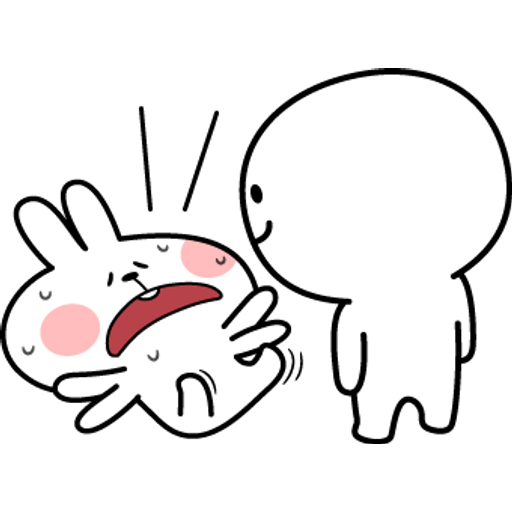 Набор стикеров Spoiled Rabbit Summer для WhatsApp 10