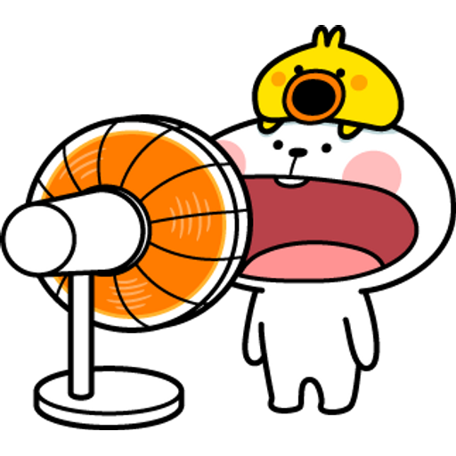 Набор стикеров Spoiled Rabbit Summer для WhatsApp 15