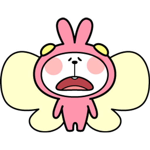 Набор стикеров Spoiled Rabbit Summer для WhatsApp 25