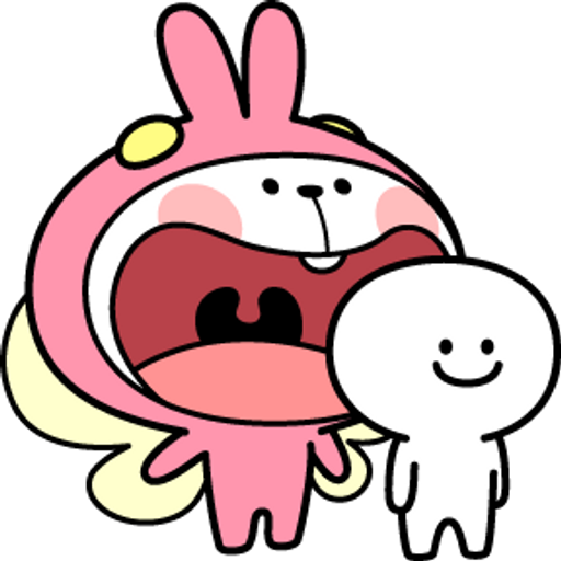 Набор стикеров Spoiled Rabbit Summer для WhatsApp 28