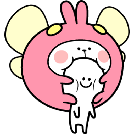 Набор стикеров Spoiled Rabbit Summer для WhatsApp 29