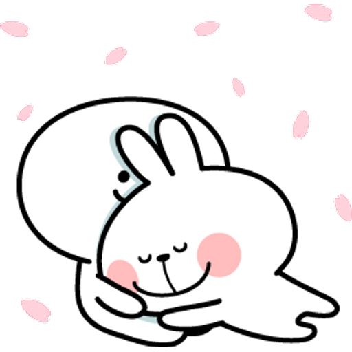 Набор стикеров Spoiled Rabbit Summer для WhatsApp 30