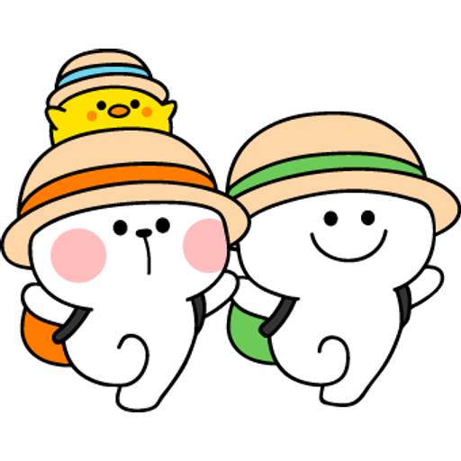 Набор стикеров Spoiled Rabbit Summer Photo для WhatsApp 10