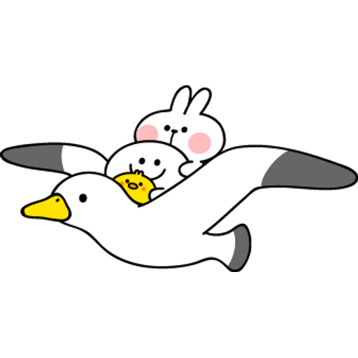 Набор стикеров Spoiled Rabbit Summer Photo для WhatsApp 14