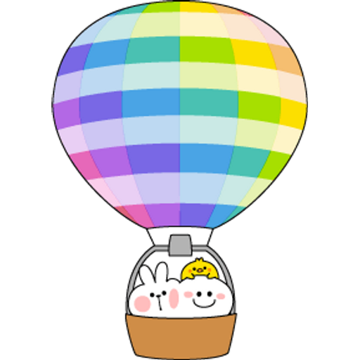 Набор стикеров Spoiled Rabbit Summer Photo для WhatsApp 16