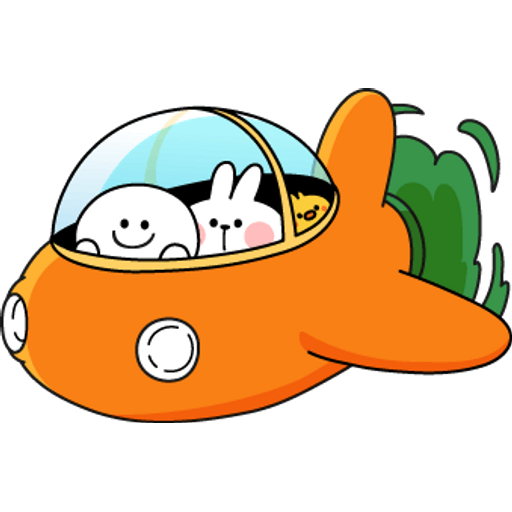 Набор стикеров Spoiled Rabbit Summer Photo для WhatsApp 20