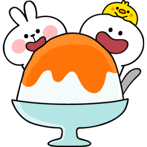 Набор стикеров Spoiled Rabbit Summer Photo для WhatsApp 22