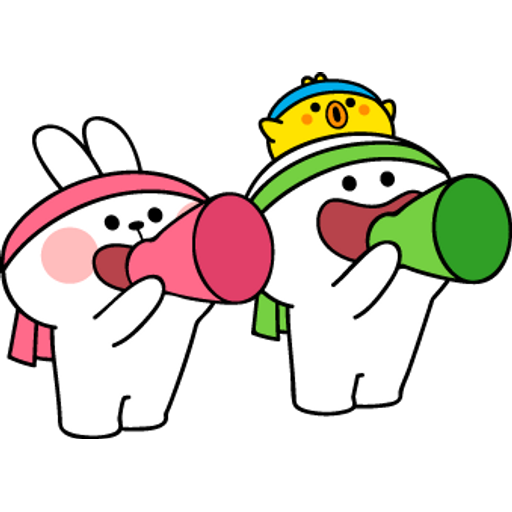 Набор стикеров Spoiled Rabbit Summer Photo для WhatsApp 24