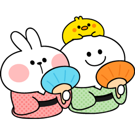 Набор стикеров Spoiled Rabbit Summer Photo для WhatsApp 25