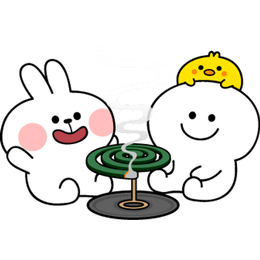 Набор стикеров Spoiled Rabbit Summer Photo для WhatsApp 27