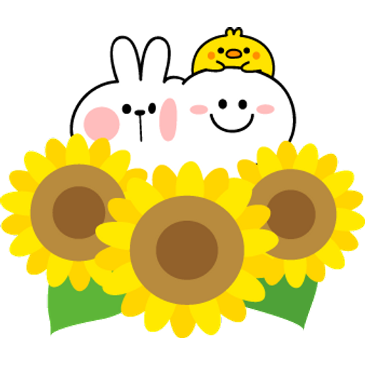 Набор стикеров Spoiled Rabbit Summer Photo для WhatsApp 4