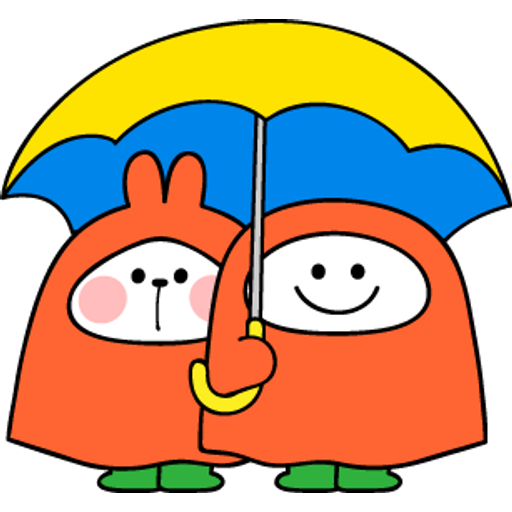 Набор стикеров Spoiled Rabbit Summer Photo для WhatsApp 5