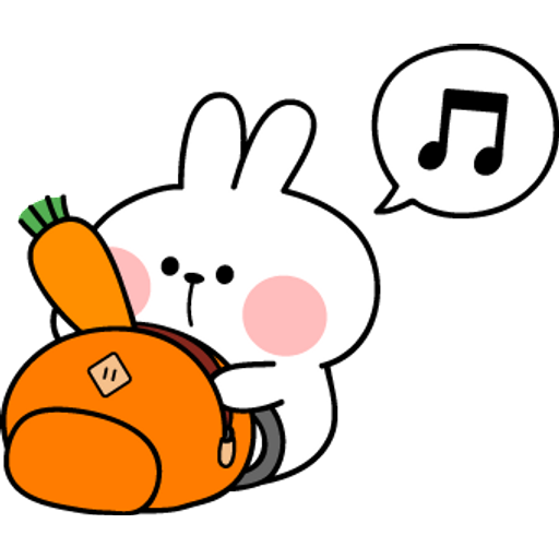 Набор стикеров Spoiled Rabbit Summer Photo для WhatsApp 9