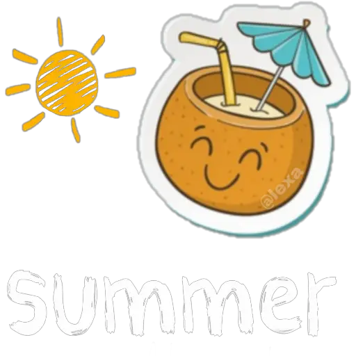 Набор стикеров 🌞⛱️suммєr🌊🏖️ для WhatsApp 18