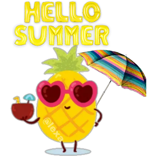 Набор стикеров 🌞⛱️suммєr🌊🏖️ для WhatsApp 30