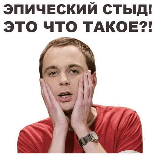 Набор стикеров Теория большого взрыва для WhatsApp 12