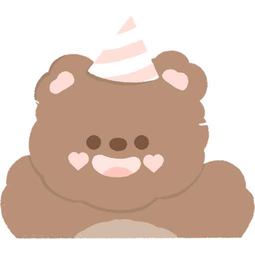 Набор стикеров beary moody для WhatsApp 1