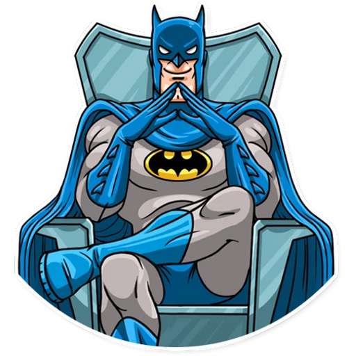 Набор стикеров Batman Comics. Parte 1 для WhatsApp 1