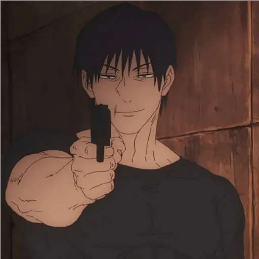 Набор стикеров Fushiguro Toji jjk для WhatsApp 18