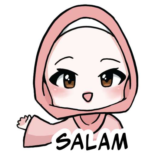 Набор стикеров Muslim Sticker Pack (Zainab) для WhatsApp 14