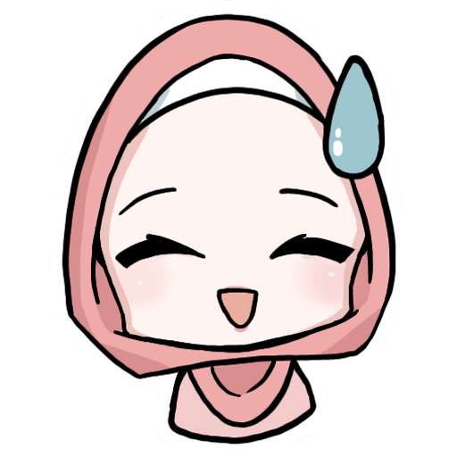 Набор стикеров Muslim Sticker Pack (Zainab) для WhatsApp 17