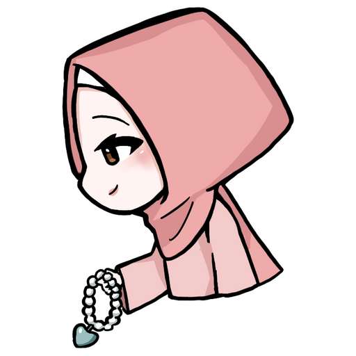 Набор стикеров Muslim Sticker Pack (Zainab) для WhatsApp 19