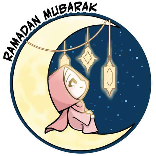 Набор стикеров Muslim Sticker Pack (Zainab) для WhatsApp 2