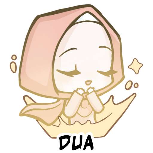 Набор стикеров Muslim Sticker Pack (Zainab) для WhatsApp 20