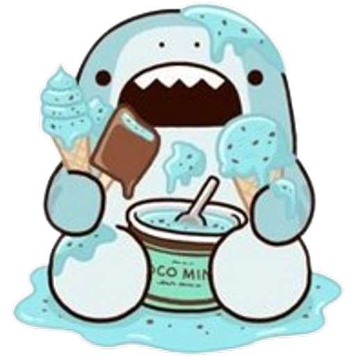 Набор стикеров Shark's clover16 для WhatsApp 9