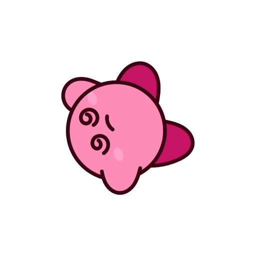 Набор стикеров Kirby для WhatsApp 30