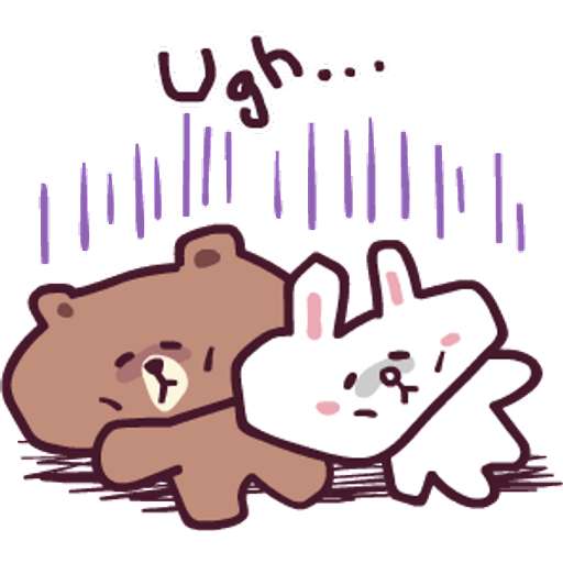 Набор стикеров LINE FRIENDS Full of Love для WhatsApp 13