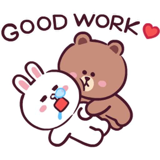 Набор стикеров LINE FRIENDS Full of Love для WhatsApp 15