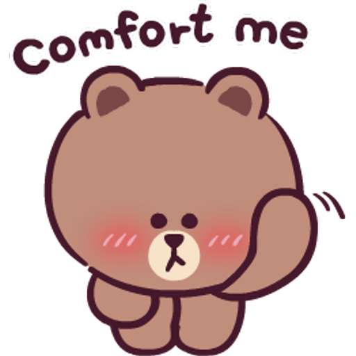 Набор стикеров LINE FRIENDS Full of Love для WhatsApp 18