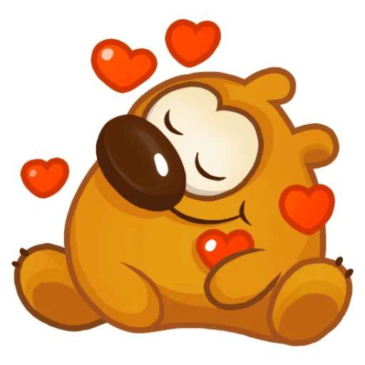 Набор стикеров Teddy Bear для WhatsApp 1