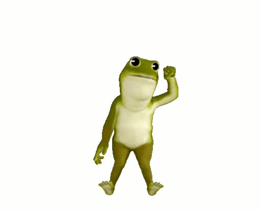 Набор стикеров Animated Frog для Telegram 1