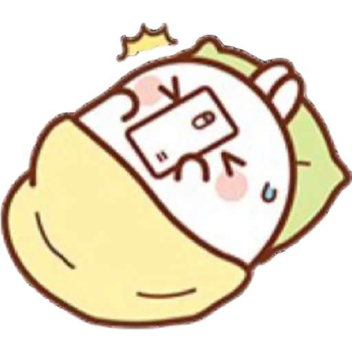 Набор стикеров molang & piupiu 3 для WhatsApp 24