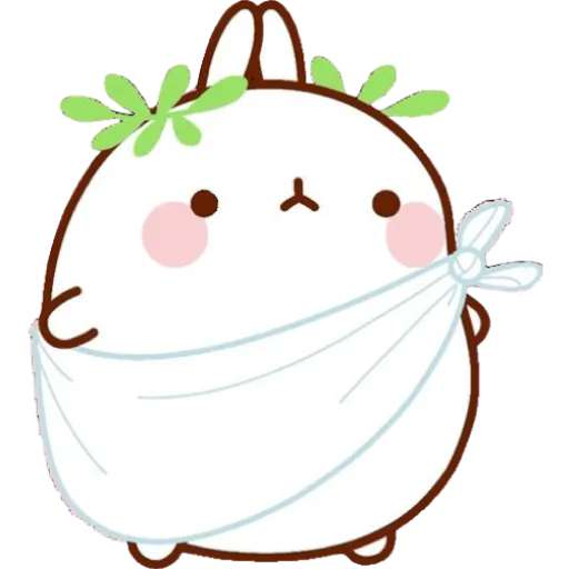 Набор стикеров molang & piupiu 3 для WhatsApp 26